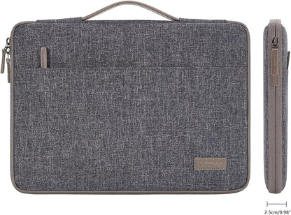 DOMISO 16 inch Laptop Sleeve Protective Case Cover Compatible with 16 16+ inch HP Dell ASUS Lenovo Chromebook,Waterproof Computer Cases Bag with Handle,Dark Grey