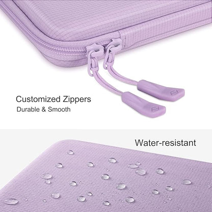 FINPAC Hard Laptop Sleeve Case for 13 inch MacBook Air M4 2025 M3 2024, 14 inch MacBook Pro M5/M4/M3/M2 A3401 A3185 A2918 A2992, 13'' Air/Pro, Waterproof Case for Dell, Surface Laptop, HP, Acer, Lilac