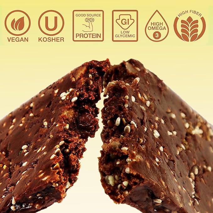 Defender Vegan Protein Bar, Variety Pack, Plant Based Snack Breakfast Bars, Psyllium Husk, Dandelion Root, High Fiber, Non GMO, Kosher, No Stevia & Sugar Alcohols, 9 Bars, Holiday Gift Item, Stocking Stuffer