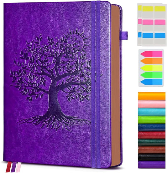 Vintage Leather Journal with 300 Numbered Pages,A4 Lined Journal for Men Women,Daily Journals for Writing,College Ruled Notebook for Work,School,Note taking,Travel Diary,Large (8.5" X 11.3")