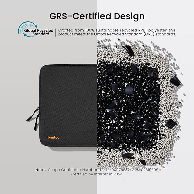 tomtoc 360 Protective Laptop Sleeve for 14-inch MacBook Pro M5/M4/M3/M2/M1 Pro/Max A3434 A3112 A3401 A3185 A2992 A2918 2025-2021, Water-Resistant Case Bag with Accessory Pocket for 13.8 Surface Laptop