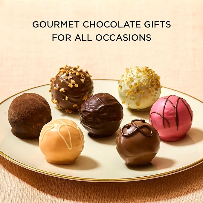 Godiva Chocolatier Birthday Truffles Assorted Chocolate Gift Box, 4.09 Oz (Pack of 6)