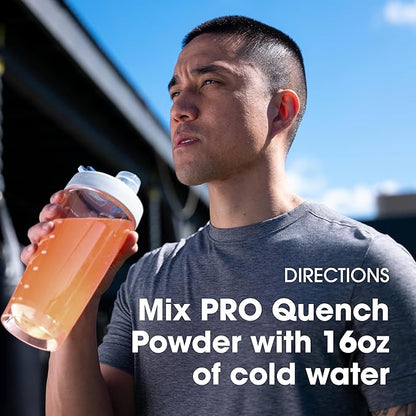 Optimum Nutrition Pro Quench, 10g Clear Protein, 10g Collagen peptides & Electrolyte Powder Drink Mix, Tropical Orange Mango, 20 Servings, 520 Grams (Packaging May Vary)