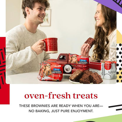David’s Cookies Gluten-Free Brownies Gift in Sweet Sampler Tin – 4pcs Fresh Baked Brownie Snacks – Individually Wrapped Chocolate Brownies – Gourmet Bakery & Dessert Brownie Gift for All Occasions
