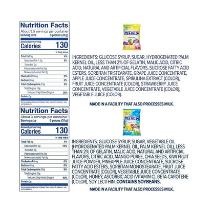 HI-CHEW Variety Mix, Pack of 4 Bags - 17 Flavor Assort Sweet and Sour Chewy Candy, Unique Fun Soft - Immensely Juicy Fruity Candy Flavors - Individually Wrapped for Sharing