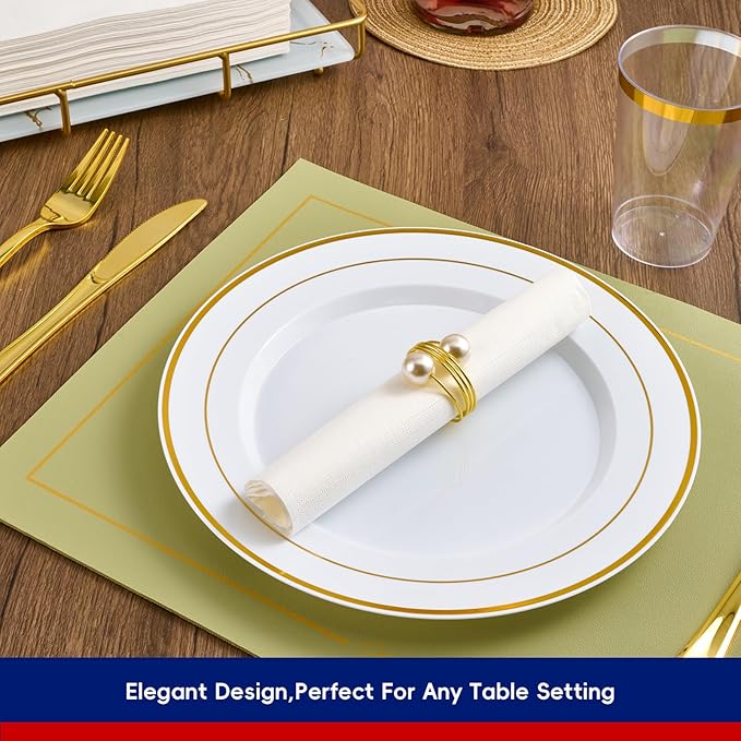 100 Pack Paper Napkins Guest Towels Disposable Premium Quality 3-ply Dinner Napkins Soft, Absorbent Paper Hand Towels for Party, Kitchen, Dinners or Events (White)