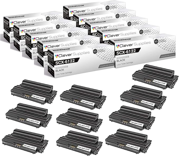 CS Replacement Toner Cartridge Compatible with Samsung SCX-5935FN MLT-D206S Black SCX-5935FN 10 Pack