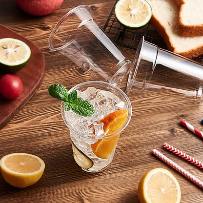 Lilymicky 1000 Pack 10 oz Clear Plastic Cups, Disposable Drinking Party Cups for Birthday Parties, Picnics, Ceremonies, and any Events