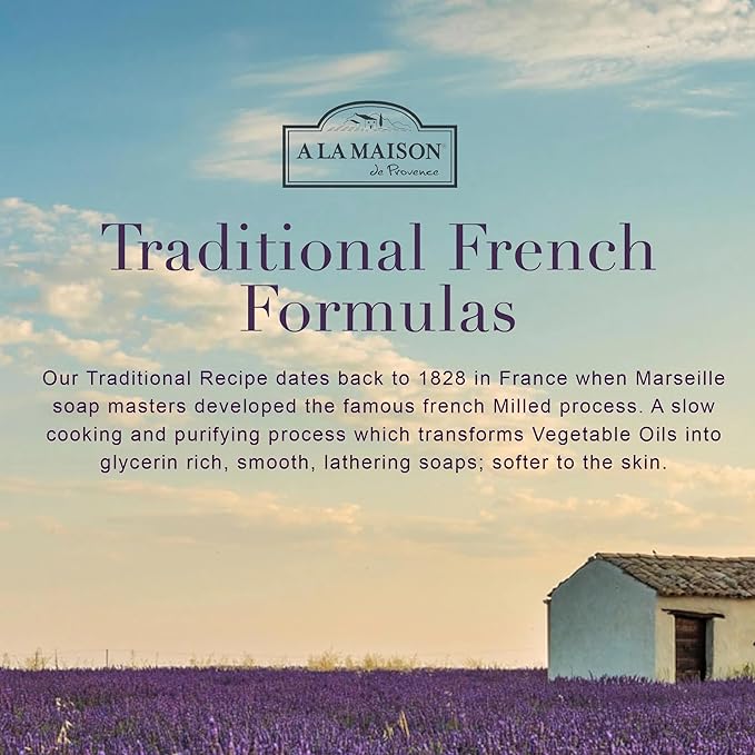 A LA MAISON de Provence Liquid Soap, Lavender Aloe, 16.9 Fl Oz (Pack of 3)
