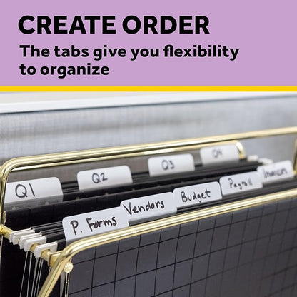 Post-it Tabs, 2 in, Solid, Assorted Colors, 6 Tabs/Color, 5 Colors, 30 Tabs/Pack (686-ROYGB)