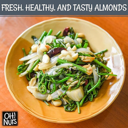 Oh! Nuts Macadamia Nuts - 3 lb - Dry Roasted Unsalted Macadamia Nuts - Oven Roasted - No Oil - Packed in New York Zip-Seal Bag for Exceptional Freshness