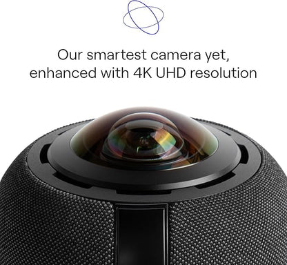 Meeting Owl 4+ 360-Degree, 4K Smart Video Conference Camera, Microphone, and Speaker (Automatic Speaker Focus, Smart Zooming, Noise Equalizing, Certified for Microsoft Teams)