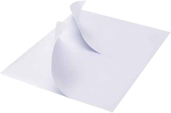 8.5" x 5.5" Address Labels, Half Sheet Shipping Labels, 25 Sheets Self Adhesive Mailing Labels for Laser & Inkjet Printers (50 Labels) | Laser Inkjet Printer Labels - TrueDesk