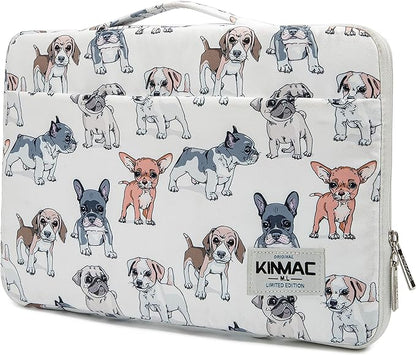 Kinmac 360° Protective Water Resistant Laptop Sleeve case Bag with Handle for HP Lenovo Dell ASUS Acer 14 inch Laptop,MacBook Pro 14 inch and Most 14 inch Laptop（Gogs）