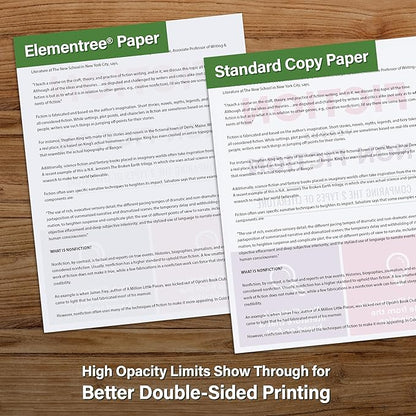 Elementree Sustainable Printer Paper 8.5" x 11" - Made from Sawmill Waste - 20 lb Copy & Multipurpose Computer Paper - 375 Reams, 75 Cartons, 187,500 Sheets - Made in the USA (00918PAL)