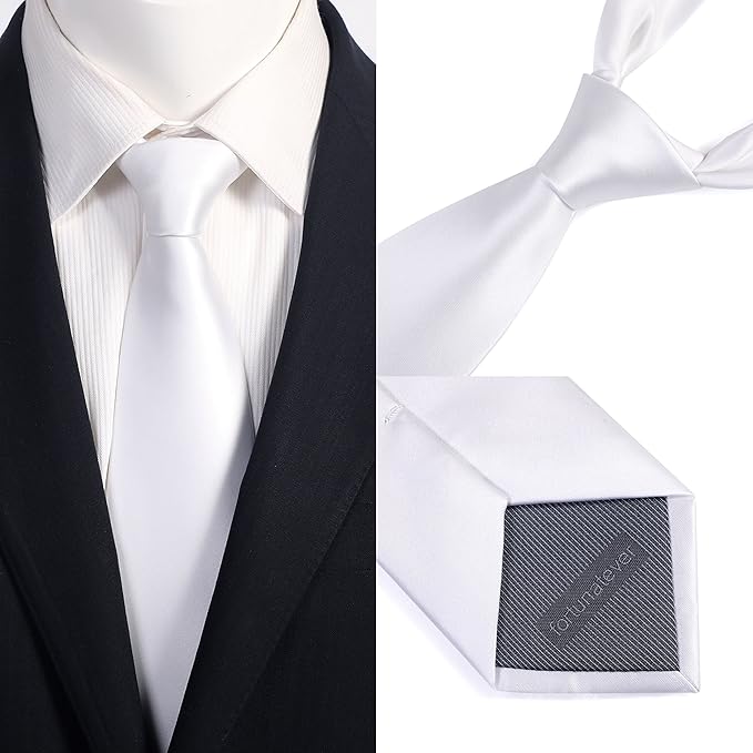 Mens Solid Satin Mens Tie With Hanky,Handmade Neckties For Men