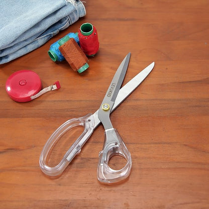 Craft Scissors - 9 Inch Comfortable Handle Scissors For Office for Adults cutting,Tailor's Shears - All-Purpose Fabric, Crafting & kitchenn