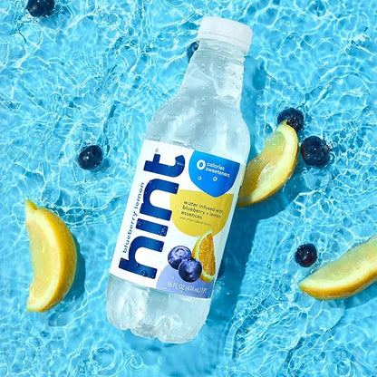 Hint Fruit-Infused Bottled Water, 4-Flavor White Variety Pack - Sugar Free Flavored Water with Zero Calories, Naturally Flavored, and No Artificial Sweeteners - 16 Fl Oz (Pack of 12)