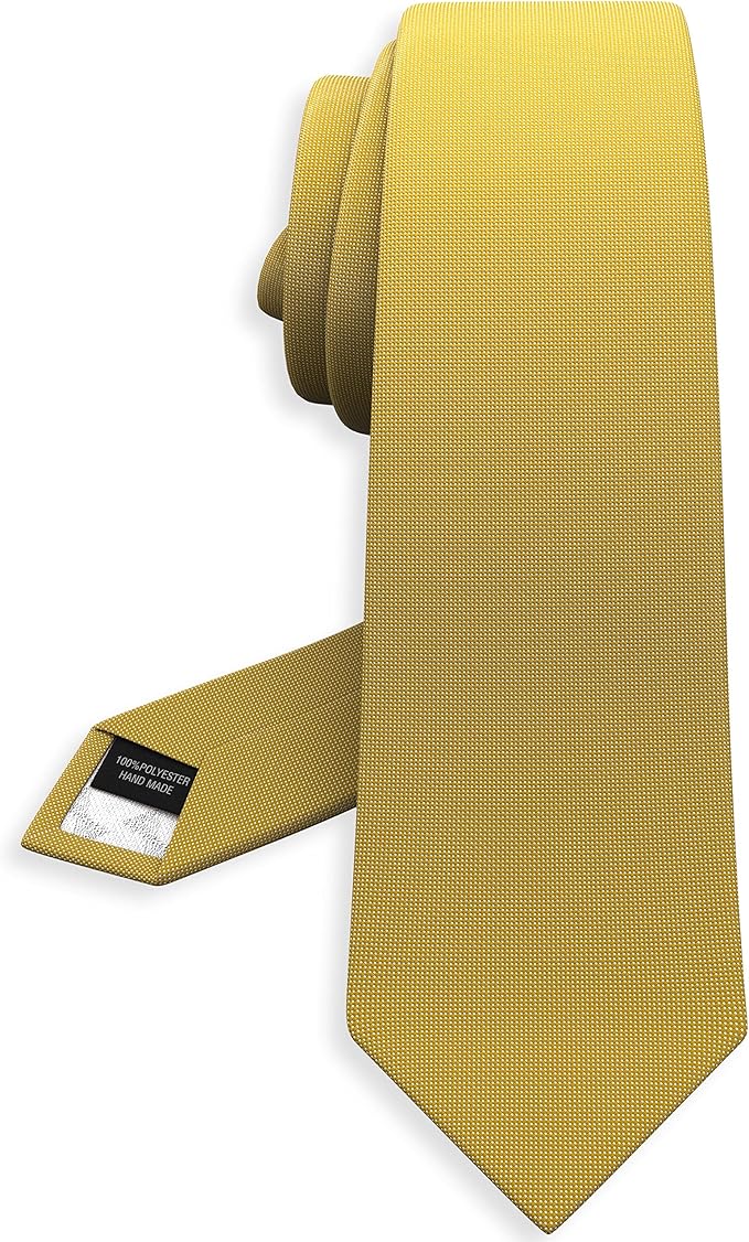 Men's Oxford Matt Neckties Solid Color for Adults Tuxedo Classic Design, by Bow Tie Hosue