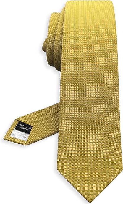 Men's Oxford Matt Neckties Solid Color for Adults Tuxedo Classic Design, by Bow Tie Hosue