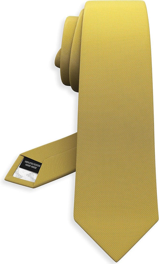 Men's Oxford Matt Neckties Solid Color for Adults Tuxedo Classic Design, by Bow Tie Hosue