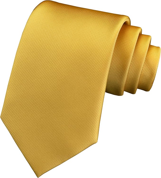 Branduce 3.15"（8cm） Men's Solid Color Formal Woven Necktie + Gift Box