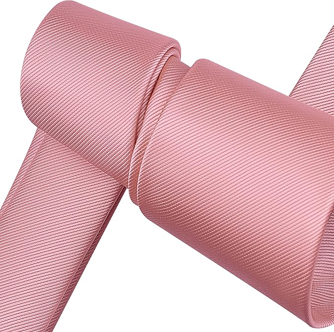 Branduce 3.15"（8cm） Men's Solid Color Formal Woven Necktie + Gift Box