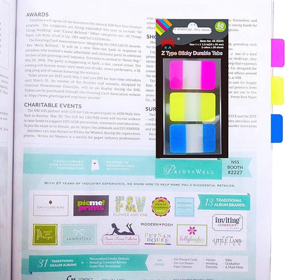Pop-up Durable File Tabs,Divider Tabs,Page Marker Index Label Flags,Transparent Tabs Stickers,Writable Labels,Bookmarks,Repositionable, Great Labeling,Flaging,5 Pads/Set,4A 6035x5