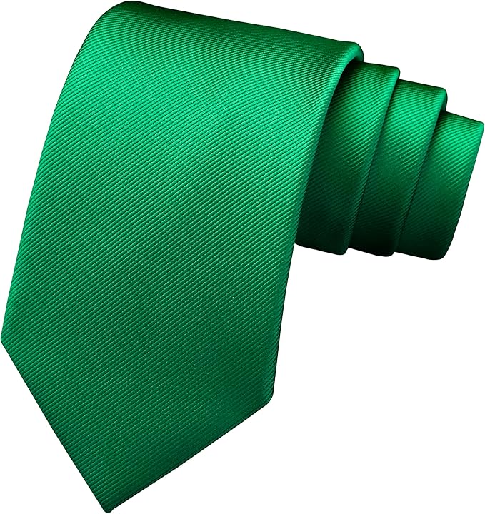 Branduce 3.15"（8cm） Men's Solid Color Formal Woven Necktie + Gift Box