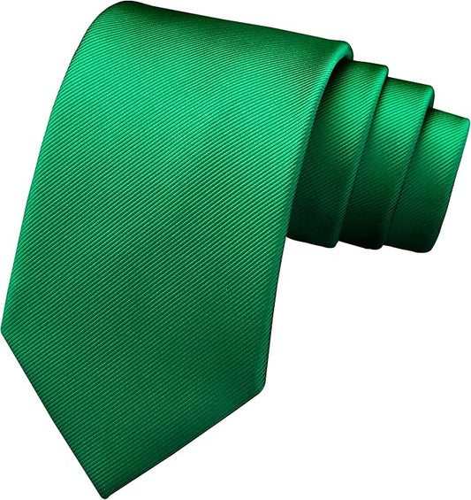 Branduce 3.15"（8cm） Men's Solid Color Formal Woven Necktie + Gift Box