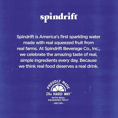 Spindrift Mango Black Tea Can 12 Ounce (Pack of 24)