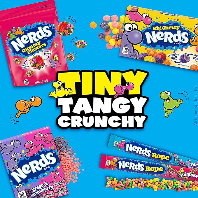 Nerds Rope Candy, Rainbow, 0.92 Ounce (Pack of 48)