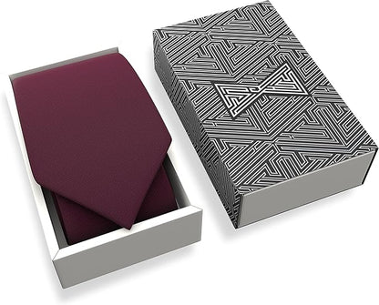 Men's Oxford Matt Neckties Solid Color for Adults Tuxedo Classic Design, by Bow Tie Hosue