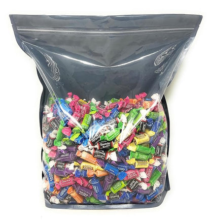Holiday Tootsie Roll Fruit Chews And Original Chocolate Midgees American Chewy Taffies Candy Individually Wrapped In Resealable Bag Bulk 10 Lbs 500+pcs (160 oz) - Made In USA