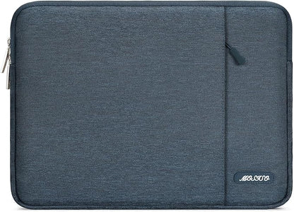 MOSISO Laptop Case 15 inch, 15 inch Laptop Sleeve Compatible with MacBook Air 15 M4 A3241 M3 A3114 M2 A2941 2025 2024 2023,Dell XPS 15,Polyester Vertical Computer Sleeve Bag with Pocket, Haze Blue