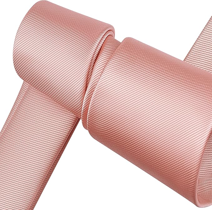 Branduce 3.15"（8cm） Men's Solid Color Formal Woven Necktie + Gift Box