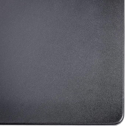 Black Leather 24" x 19" Desk Mat Without Rails
