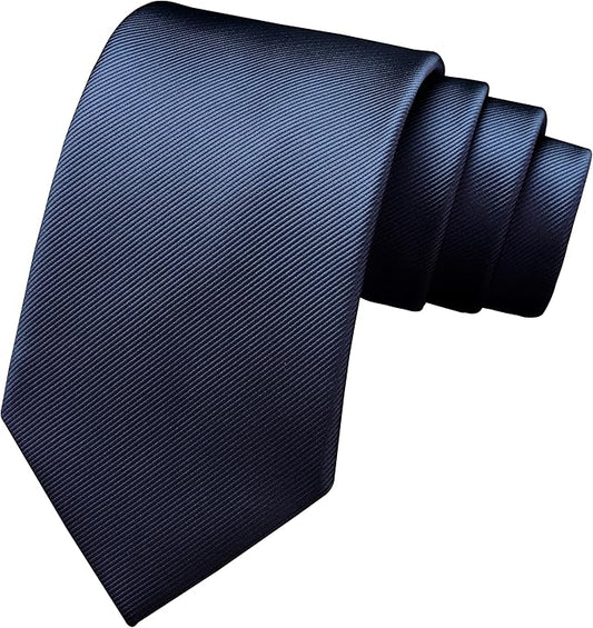 Branduce 3.15"（8cm） Men's Solid Color Formal Woven Necktie + Gift Box