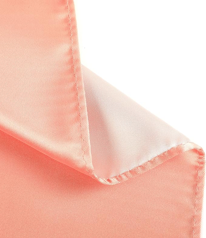 Mens Solid Satin Mens Tie With Hanky,Handmade Neckties For Men