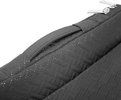 Kinmac 360° Protective Laptop Sleeve Case Bag Cover with Handle for MacBook Air 15 inch, and 15 inch-15.6 inch HP,Lenovo,Dell,ASUS,Acer Notebook Computer (Black Embossing)