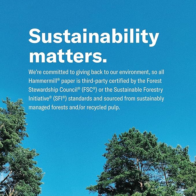 Hammermill Printer Paper, Premium Laser Print 24 lb, 11 x 17-5 Ream (2,500 Sheets) - 98 Bright, Made in the USA, 104620C