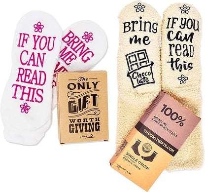 Wine Gift Basket - This Wine Gift Box Contains 13 Wine Gifts For Women - A Wine Basket with Funny Socks, Wine Stoppers, Wine Tote, Coasters and a Funny Wine Glass.