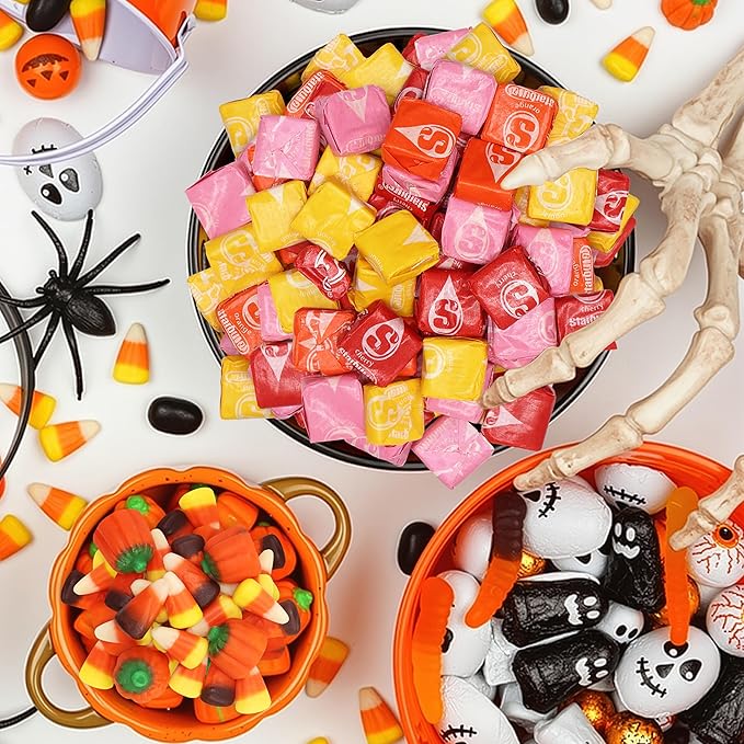 Bulk Original Fruit Chews Candy 2 Pound - Individually Wrapped Assorted Soft & Chewy Taffy Fruity Candy For Party Favors & Pinatas & Treats - Approx 200 Candies