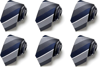 Tie For Men Necktie Woven Jacquard Neck Ties Set 6 PCS