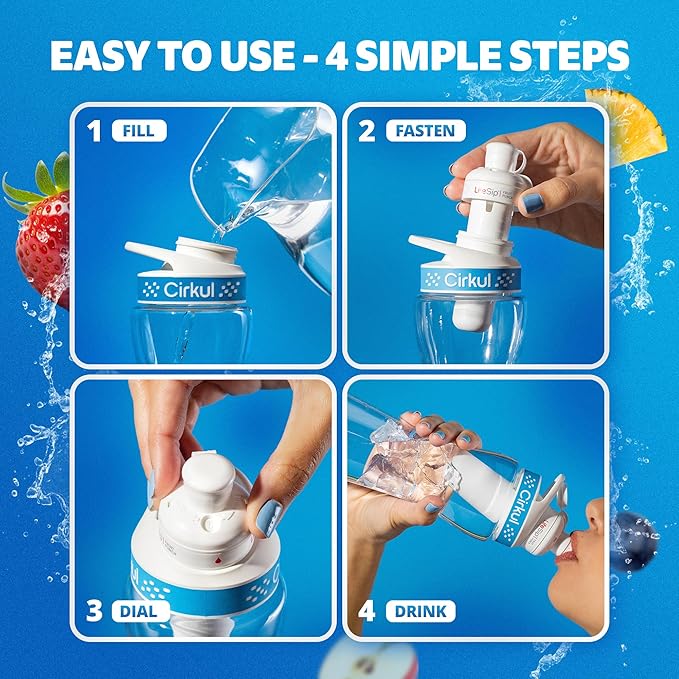 Cirkul Sabrocita Flavor Water Variety Pack, Makes 36 Drinks, No Sugar, Zero Calorie Drink Mix, (2 Strawberry, 2 Guava, 2 Hibiscus)