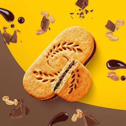 belVita Breakfast Bar Biscuit Sandwiches, Dark Chocolate Creme, 30 Total Packs, 6 Boxes (2 Biscuits Per Pack)