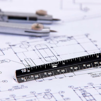 Mr. Pen- 6 Inch, 2 Pack, Pocket Size Ruler, Small Architectural Scale