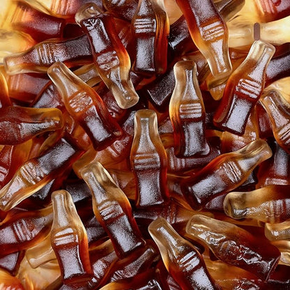 Kervan Candy Bebeto Cola Bottles - Soft & Sweet Gummy Candy Bulk for Kids, Gift Snacks and Parties - Kervan Cola Bottle Gummies Big Party Size Bag (5 lbs)