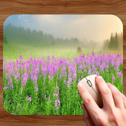 Spring Season Mouse Pad Mat Mousepad for Desk Computer Laptop PC Gaming Home or Office Gift (Meadow MP88)