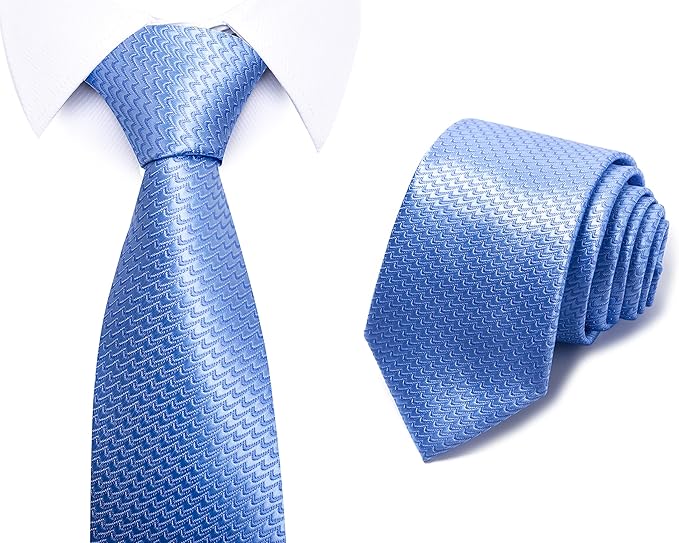Tie For Men Necktie Woven Jacquard Neck Ties Set 6 PCS